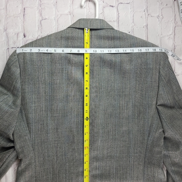 Cosani Men's 44L Black Wool Mini Herringbone Single Breasted Sports Jacket NEW - Picture 13 of 16